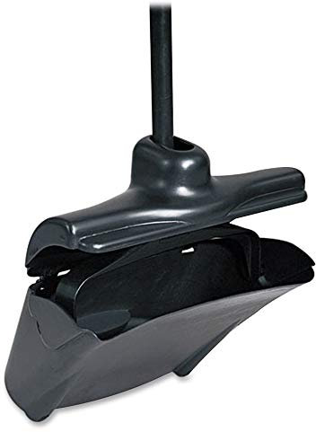 RUBBERMAID Lobby Pro® Müllschaufel mit Deckel in Schwarz aus Kunststoff