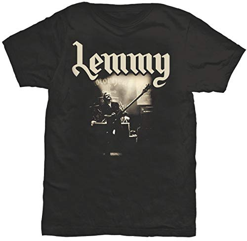 TruffleShuffle Mens Black Lemmy Lived to Win T Shirt