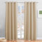 PONY DANCE Thermovorhang mit Ösen Vorhänge Wohnzimmer 2er Set H 210 x B 132 cm Verdunklungsvorhänge Ösen Vorhang Wärmeisolierend Thermogardinen, Biscotti Beige