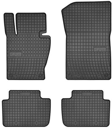 FROGUM 0667 Fußmatten Set Gummimatten Vorne und Hinten Matten schwarz