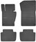 Frogum MMT A040 0667 667 solide, Gummifußmaten, solide, oryginal Passform BMW E83 X3 2003-2010 angepasst – Schwarz