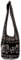 CCcollections Umhängetasche aus Baumwolle, große Boho-Hippie-Hobo-Handtasche mit 40 Drucken – Unisex-Umhängetasche (Elephant Black)