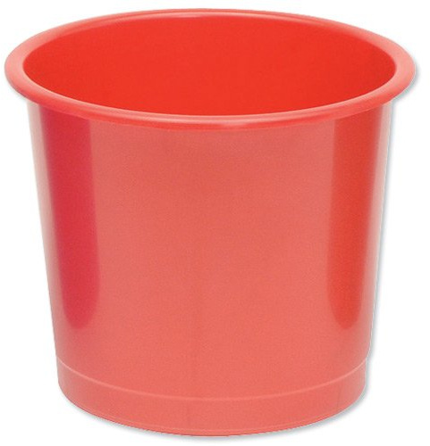 5 Star 330887 Waste Bin Polypropylene 14 Litres D304xH254mm Red