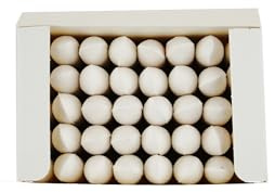 Scola Chunki Chalk, 40 Pieces, White Chalk, Blending, Wet and Dry Use, Suitable for 1+ Years, Art and Crafts Projects, Ideal for Schools and Kids