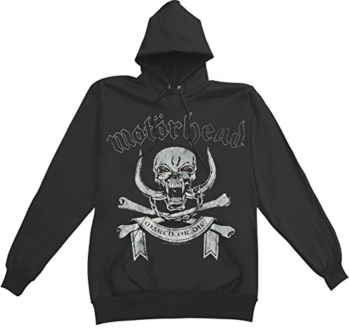 March Or die Pullover Herren Hoody Gr. M, schwarz