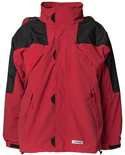Planam 3140056 Outdoor Redwood Jacke, Rot/Schwarz, Größe XL