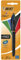 BIC 4 Farben Kugelschreiber 4 Colours Pro, mit schwarzem Schaft, 1er Pack, Ideal für das Büro, das Home Office oder die Schule