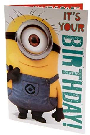 Ich, einfach unverbesserlich“-Geburtstagskarte mit Ton