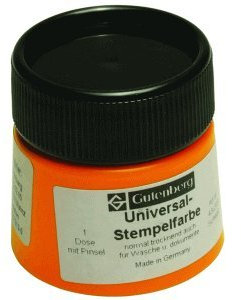 Gutenberg Stempelfarbe Universal 30ml schwarz