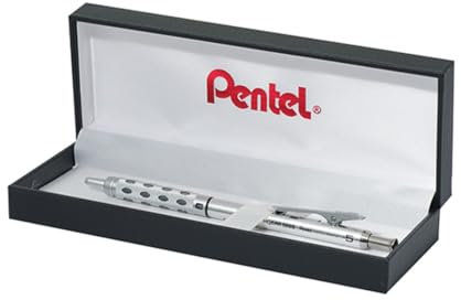 Pentel Graphgear 1000 Druckbleistift, 0,5 mm Minenstärke, automatisch, professionell, Gummigriff, nachfüllbar, einziehbar, PG1015, Geschenkbox (1 Stück)