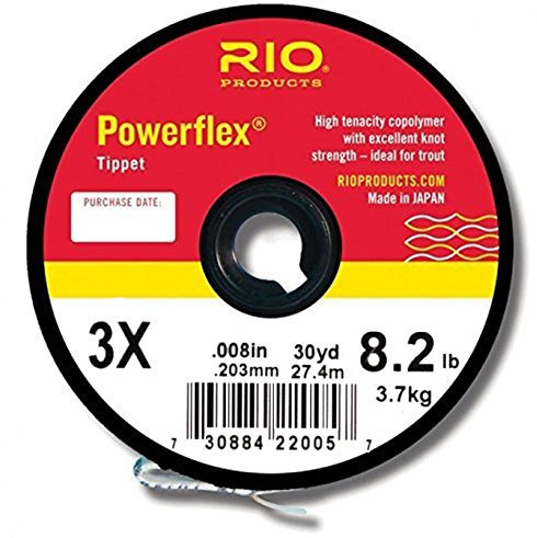 Rio Brands Powerflex 3X Tippet Schnur, 30 m/3,7 kg