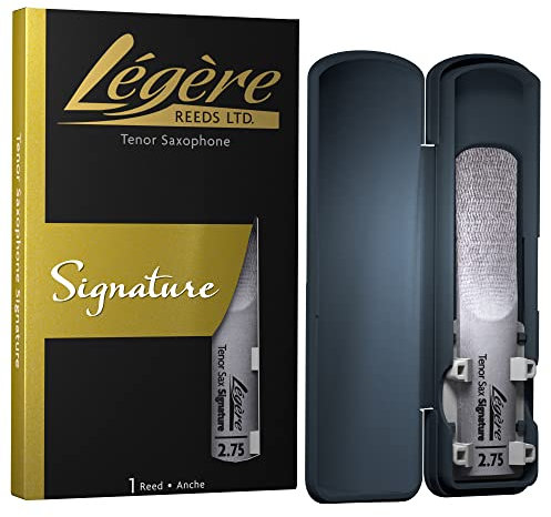 Légère Reeds - Tenorsaxophonblatt, Signature, Blattstärke 2.75 (TSG2.75) - Hochwertiges synthetisches Holzblasrohr