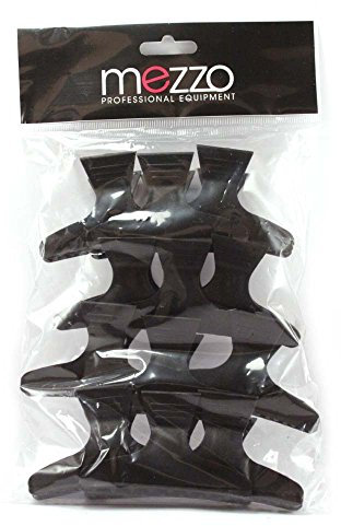 Promex AXS021 Pack de 12 Pinces Croco Longues Noires