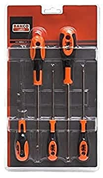 Bahco 612-5 Torx Screwdriver Set, Multi-Colour, Set of 5 Pieces