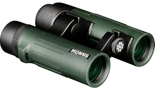 KONUS | Supreme-2 8x26 Wasserdichtes Robustes Jagdfernglas mit offener Brücke, Zoom 8x26