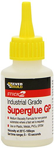 Everbuild 2 X CYN50 Industrial Superglue General Purpose 50 g