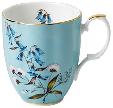 100 Years by Royal Albert 1950 Festival Tasse, Blau, Fassungsvermögen 0,4 l