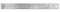 Westcott 10415 Metall-Lineal, unzerbrechlich, cm- und inch-Einteilung mit rutschfester Kork Rückseite, 30 cm, STAINLESS STEEL