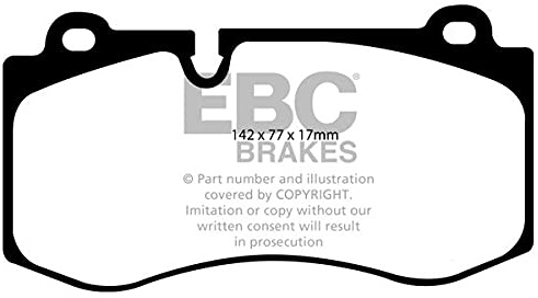 EBC Brakes DP31943C Red stuff Brake Pads