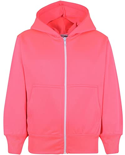 A2Z 4 Kids Girls Boys Classic Plain Tie Dye Print Full Zip Up Hooded Zipper Top Jacket Warm Zipped Coat Long Sleeve PE School Sweat Hoodie Casual Fashion Children Unisex Size 2-13 Years