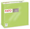 Fato, Einwegpapierservietten, Softness und Softness, Packung mit 40 Servietten, Größe 38x38 gefaltet in 4, 2-lagig, Farbe Apfelgrün, 100% reines Zellulosepapier, FSC-zertifiziert