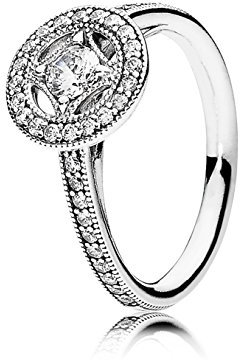 Pandora Damenring 925/ Silber Zirkonia Zirkonia 50 191006CZ-50