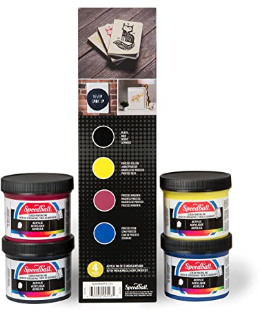 Speedball Acrylic Screen Printing Ink Starter Set (4503)