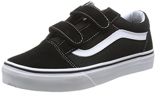 Vans Jungen Unisex Kinder OLD SKOOL V Turnschuh, Schwarz Black True Whit 6Bt, 29 EU