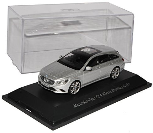 Kyosho Defekte Vitrine Mercedes-Benz CLA Shooting Brake X117 Polar Silber Kombi Ab 2014 1/43 Modell Auto