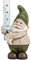 Bits and Pieces Garden Décor-Hand Painted Gnome Rain Gauge Sculpture for Your Garden, Lawn or Patio - Charming, Durable, Weather Resistant Polyresin Statue