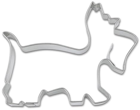 Staedter Haus Westie Prägung Ausstechform, Silber, 7,5 cm