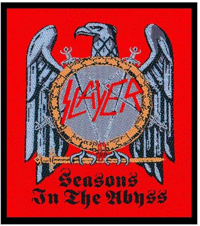 Slayer Patch Seasons Of The Abyss Eagle Logo offiziell Nue woven (10cm x 10cm) One Size