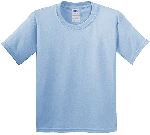 Gildan Childrens Unisex Soft Style T-Shirt (XS) (Light Blue)