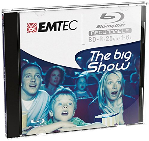 EMTEC BD-R 25 GB Single Jewel Case für CD/DVD