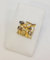 ART OF MUSIC Anstecker Schlagzeug Gold