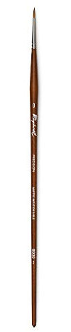 Raphael Precision 8900 Long Handle Brush, Round, 0, Natural