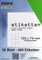 pripa - Etiketten 105 x 74-8 Stueck auf A4-50 Blatt - grün - DIN A4 Selbstklebende Etiketten 3427