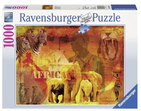 Ravensburger 19366 - Impressionen aus Afrika, 1000 Teile Puzzle