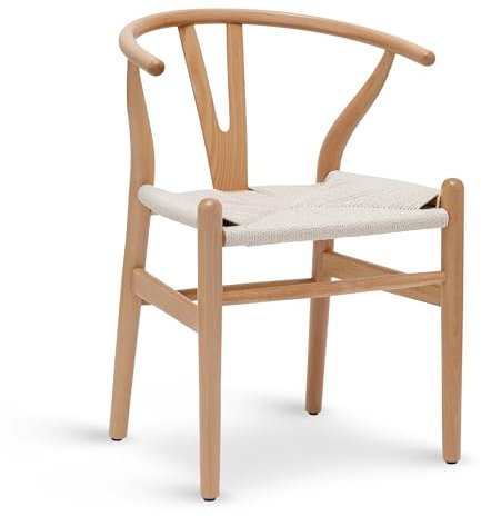 Poly and Bark Weave Chair in Natural