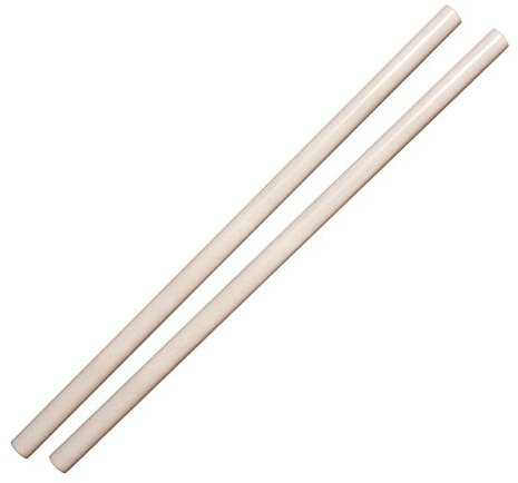DEPICE 2er Pack Escrima Stock Rattan weiß gewachst 68 cm