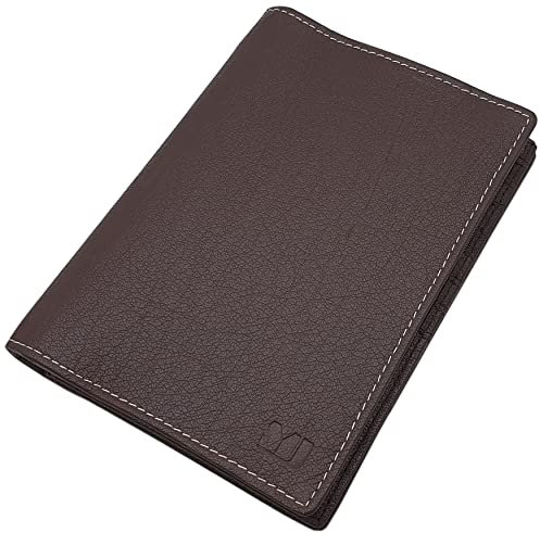 myledershop Große Büffelleder Herren Brieftasche/Geldbörse/Geldbeutel/Portemonnaie/Portmonaise/Geldtasche/Portmonee MJ-Design-Germany mit RFID & NFC Schutz (Braun)