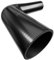 51mm > 38mm Silicone Hose 90 Degree Elbow Reducer Black
