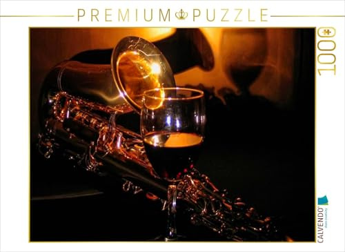 Puzzle · Saxophon - schön und sexy | Ein Motiv aus dem Kalender Saxophon · schön und sexy  von Peter… · 1000 Teile · Lege-Größe 64 × 48 cm · CALVENDO Puzzle