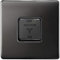 Metal Polished Black Nickel Fan Isolator Switch 10A Screwless Finish N311GME