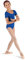 Bloch Mädchen Dance Girls Ballet Short Sleeve Leotard Ballett Kurzarm Trikot, königsblau, 4-6