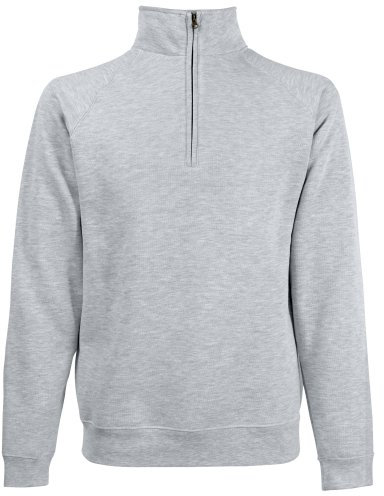 Fruit of the Loom Classic 80/20 Zip Neck Sweatshirt