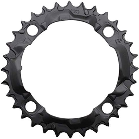 SHIMANO Unisex Kettenblatt Fc-m361, 4-armig, 32, Schwarz Radfahren, Farbig, K.A. EU