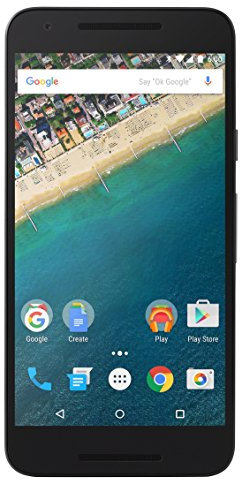 LG Nexus 5X Smartphone, Display Touch da 5,2 Full HD, 4G/LTE, 12.3 MP + 5 MP, 2 GB RAM, 32 GB Memoria Interna, Android 6.0, Carbon