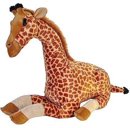 Wild Republic 20718 Jumbo Plüsch Giraffe, großes Kuscheltier, Plüschtier, Cuddlekins, 76 cm