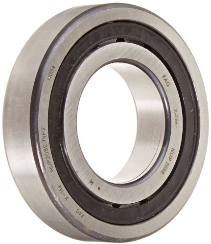 FAG NUP208E-TVP2 Zylinderrollenlager, einreihig, gerade Bohrung, abnehmbarer Innenring, zweiteilig, hohe Kapazität, normaler Abstand, metrisch, 40 mm Innendurchmesser, 80 mm Außendurchmesser, 18 mm Breite